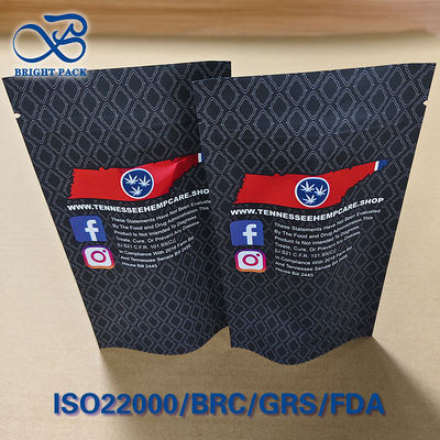​ECO-Friendly Plaid Pattern Child-Resistant Bags - Recyclable Material & Tamper-Evident