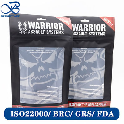 Water-Resistant Mylar Bags Stand Up Pouches For Clothing Packaging With Transparent Windows Wholesale.