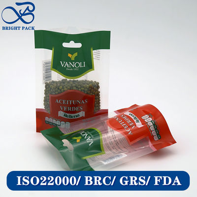 Transparent Recyclable Plastic Food Packaging Bags Custom Logo Printing Factory Direct Sales.
