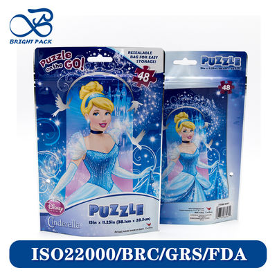 Colorful Printing Custom Materials Resealable Stand Up Zipper Pouches For Toys Packaging Factory Direct Sales.