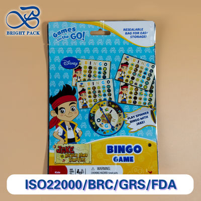 Full-Color Printing Stand Up Bags For Toys Packaging With Lightweight And Cost-Effective.