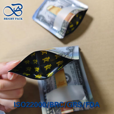 ​Childproof Dollar Bill Pouches NFC Tamper-Proof 600D Polyester Base For US Brands