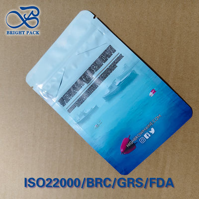​CR Certified Ocean Print Pouches ASTM F963 ISO 8317 For Toy Pharma Packaging