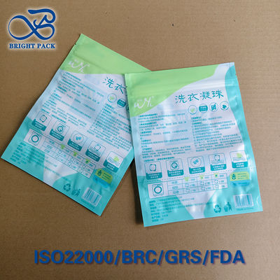 30% RPET Laundry Pod Bags GRS Certified SIOC E-commerce Ready
