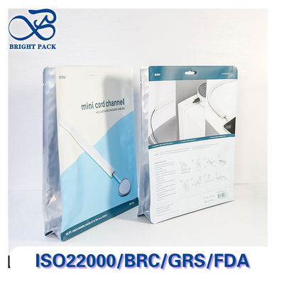 Thickened Eight Sided Sealing Bags For Electronics Accessories Packaging With Clear Windows And Dust - Proof Sealing Zipper.