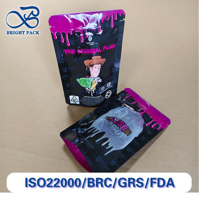 ​​Transparent Window Child-Proof Pouches With High-Resolution Color Printing For Medicine Packaging.