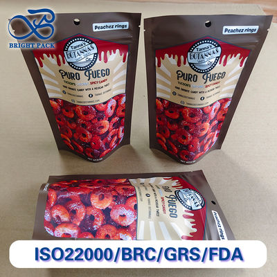 Moisture-proof Stand Up Pouches For Food Packaging With Reusable Sealing Design Customizable Printing.