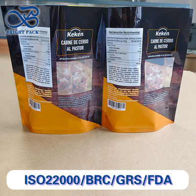 Customizable Digital Printed Stand Up Bags For Food Packaging With Transparent Window.