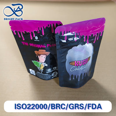 High-Definition Printing Customizable Graphics Child Resistant Bags With Visible Window For Pharmaceuticals Packaging.