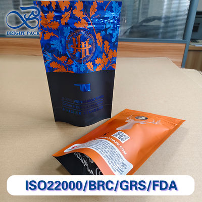 Customizable Full Color Printing Pattern Child Resistant Bags For Medicine Packaging With Special Visible Window.