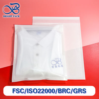 Custom Printed Glassine Wax Paper Bags for T-Shirt Packaging