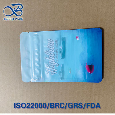 Ocean-Surface Printed Child-Resistant Bag PVC/PE Laminated 10m Waterproof ASTM F2090 Certified