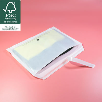 Custom Biodegradable Glassine Bags Garment Paper Packaging Bags For T-Shirt Clothes