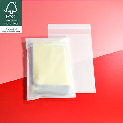 Paper Glassine Bags Biodegradable Garment Bags For T-Shirt And Clothes Packaging