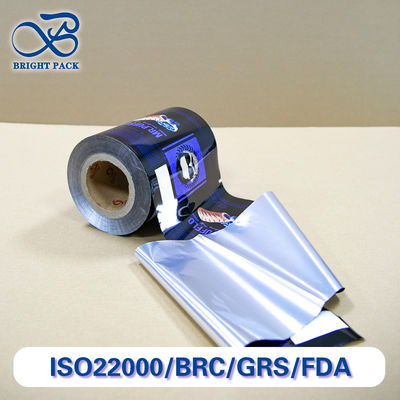 Aluminum Foil Roll Film With PE Coating Heat-Sealable Custom Printing For Branding