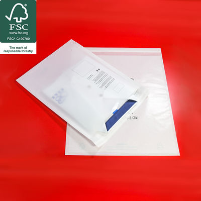 Self Adhesive Stripe Clear Clothing Packaging For Glassine Paper Bag Packaging Sock