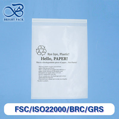 Custom Thin Light Environmental Friendly Glassine Paper Bags