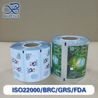 Eco-Friendly Granule Packaging Film Roll 3-Layer Puncture-Resistant PE/PP/PET Material  ISO & FDA Certified Tear-Resistant Food Grade Film