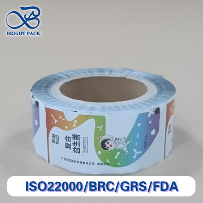 High-Barrier Probiotics Packaging Film Custom Sizes Oxygen & Moisture Resistant FDA Certified Food-Grade Flexible Pouch Material