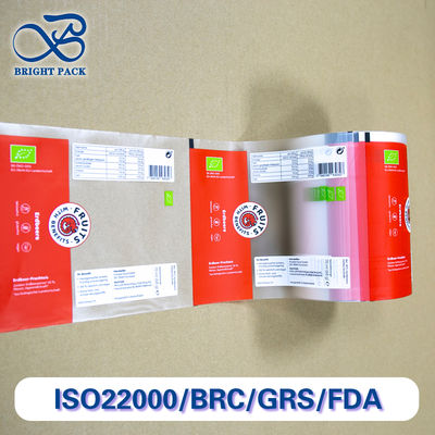 High-Transparency Frosted Film Roll For Food Packaging Matte Surface Custom Printing