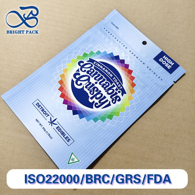 Certified Child Resistant Bags Multi-Layer Composite Packaging with Tamper-Proof Seal Custom Sizes Thickness Printing CPSC ISO for Pharma