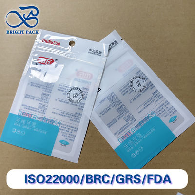 Premium Resealable Floss Pick Pouches FDA Compliant Plastic Composite Packaging