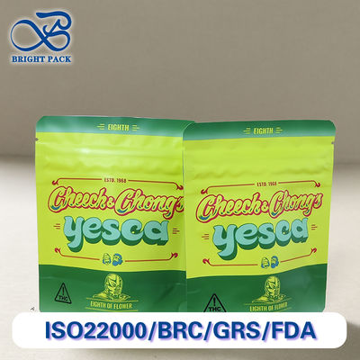 Child Resistant Reclosable Zipper Bags Custom Size Child Proof Senior Friendly