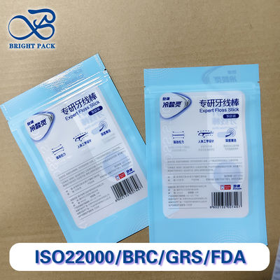High Quality Floss Pick Packaging Bags Durable Composite Pouches For Dental Customizable