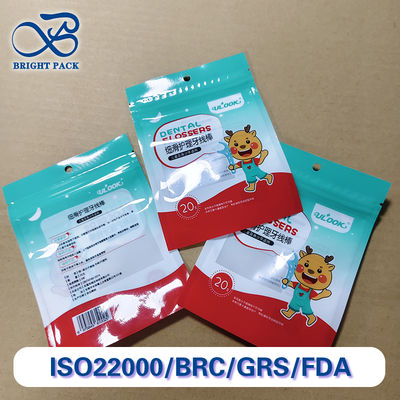 Eco-Friendly Dental Floss Picks Bag 1000ml PET/PE Transparent Packaging