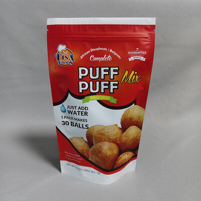 Custom Printed, High-Barrier Stand Up Pouch with Resealable Zipper