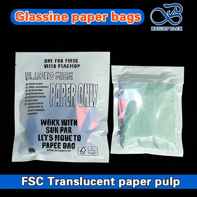 FSC® Certified Biodegradable Glassine Paper Bags with Customizable Sizes for Eco-Friendly Packaging