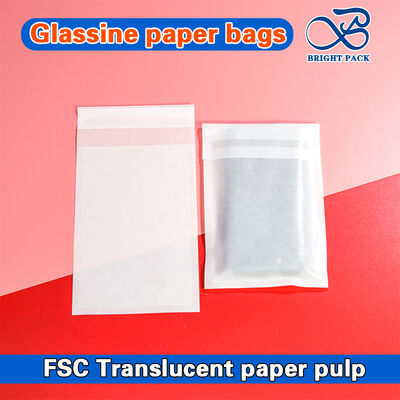 22mm 100% Biodegradable Highly Transparent Glassine Bags for Snap Bars and Food Packaging
