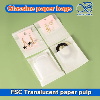 Customizable Biodegradable Translucent Glassine Paper Bags for Eco-Friendly Clothes Packaging