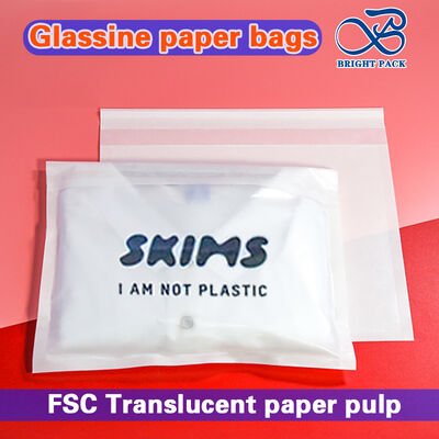 100% Eco-Friendly and Biodegradable Glassine Paper Bags with Greaseproof and Moisture-Resistant Features for Sustainable Packaging