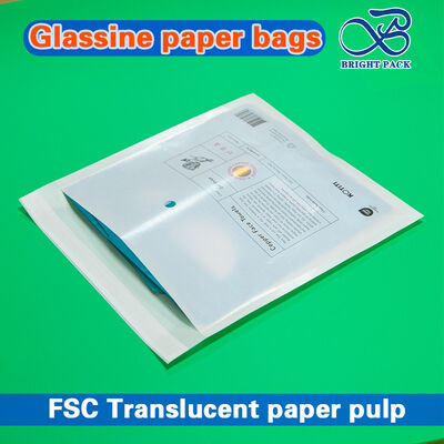 High Transparency 100% Biodegradable Customizable Glassine Paper Bags for Eco-Friendly Packaging