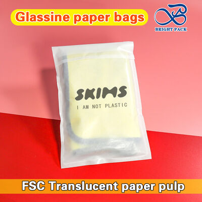 40g Transparent Tear-Resistant Self-Adhesive Glassine Bags for Clothing Packaging
