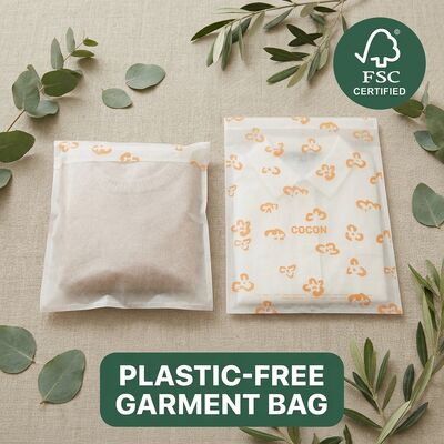 Clear Glassine Bag 40gsm Eco-Friendly for Certified Recyclable for Apparel Translucent Clothing Packaging EU Manufacturer Bulk