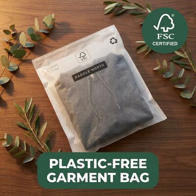 Luxury Glassine Bags Wholesale China for Certified Eco-Friendly Biodegradable Recyclable Clothing Packaging Apparel Pouch
