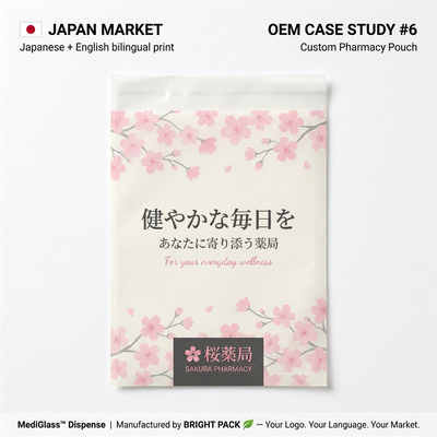 Luxury Biodegradable Paper Pharmacy Bags Glassine Medicine Bags FDA Compliance Pharma Pouch Recyclable Healthcare Packaging Bulk