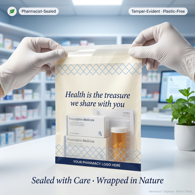 Paper-Based Medical Packaging Glassine Medical Pouch Sustainable Pharmaceutical Packaging EMA Factory Bulk