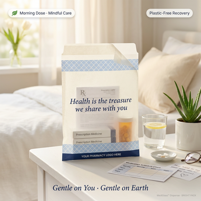 Paper-Based Medical Packaging Pharmaceutical Paper Bag Sustainable Healthcare Packaging UK Export Supplier