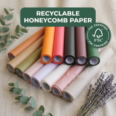 Honeycomb Wrapping Paper Roll Cushioning Paper Protective Packaging Wrap for Packing